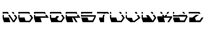Deranian Laser Font LOWERCASE