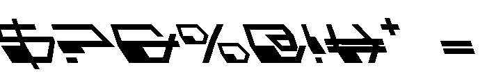 Deranian Leftalic Font OTHER CHARS