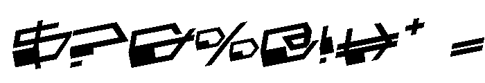 Deranian Rotalic Font OTHER CHARS