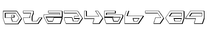 Deranian Shadow Font OTHER CHARS