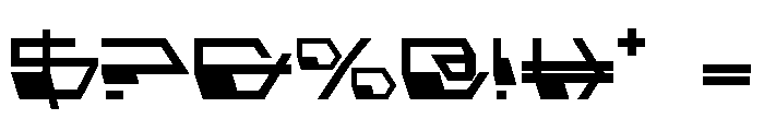 Deranian Font OTHER CHARS