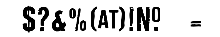 Derivat No1 Font OTHER CHARS