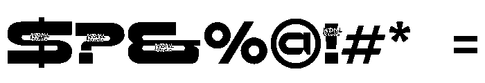 Deroka Regular Font OTHER CHARS
