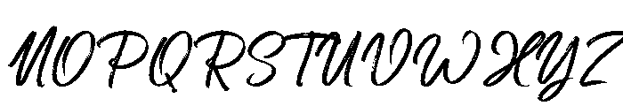 DeserttionyFreePersonalUse-Scri Font UPPERCASE