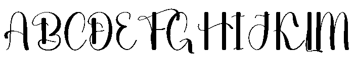 Design Handmade Font UPPERCASE