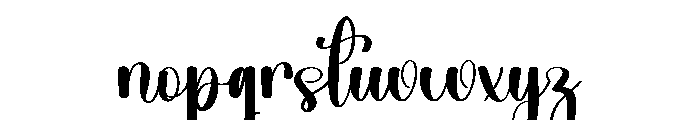 Design Handmade Font LOWERCASE