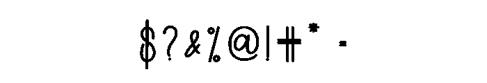 Design Modern Font OTHER CHARS