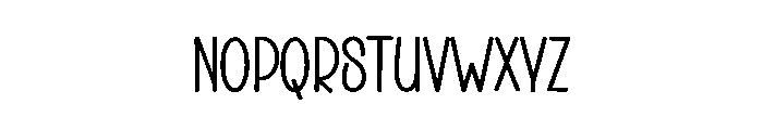 Design Modern Font LOWERCASE
