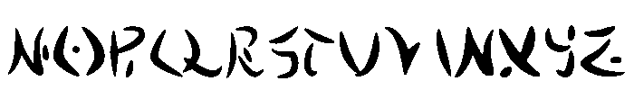 Destiny Island Regular Font UPPERCASE