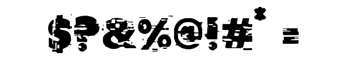 Destroy All Humans! Font OTHER CHARS