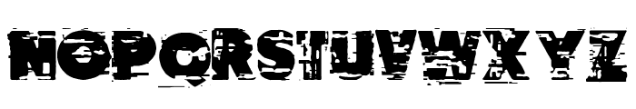 Destroy All Humans! Font LOWERCASE