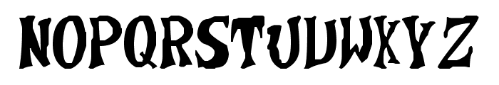 Destroyed Crates Font UPPERCASE