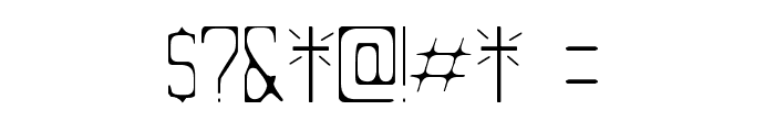 Destrucci Font OTHER CHARS