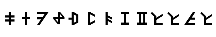 Dethek   Dwarvish-FR Font LOWERCASE