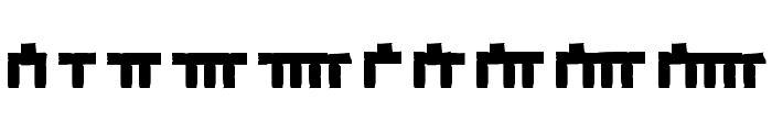 Dethek Stone Normal Font OTHER CHARS