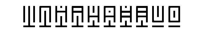 Deus Antics Font OTHER CHARS