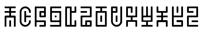 Deus Antics Font UPPERCASE