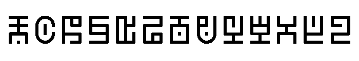 Deus Antics Font LOWERCASE