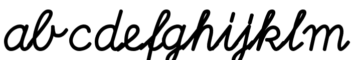 DeutscheNormalschriftOT-Bold Font LOWERCASE