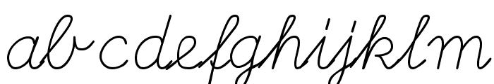 DeutscheNormalschriftOT Font LOWERCASE