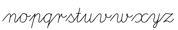 DeutscheNormalschrift Font LOWERCASE