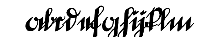 DeutscheSchrift-Callwey Font LOWERCASE