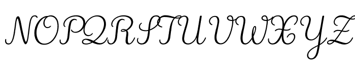 DeuxiemeRang-Italic Font UPPERCASE