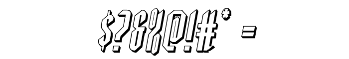 Devil Summoner 3D Italic Font OTHER CHARS