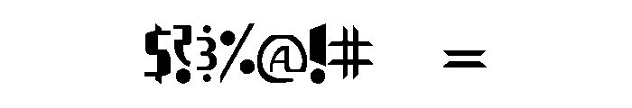 DevilRay-Regular Font OTHER CHARS