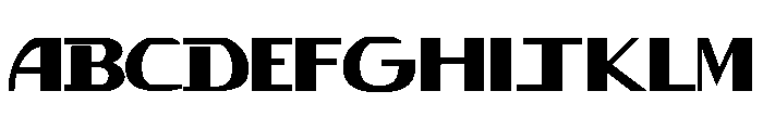 DevilRay-Regular Font UPPERCASE