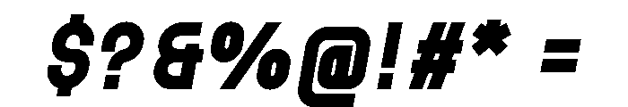 Dexoljack Italic Font OTHER CHARS