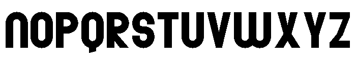 Dexoljack Font UPPERCASE