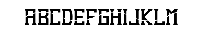 Dezert Dash Font LOWERCASE