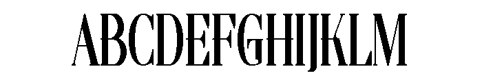 Dezonne Font UPPERCASE