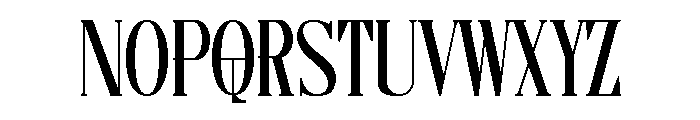 Dezonne Font UPPERCASE