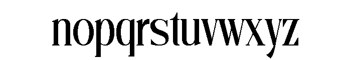Dezonne Font LOWERCASE