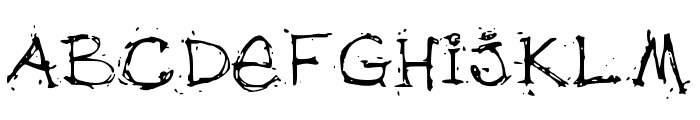 debfuzzy Font LOWERCASE