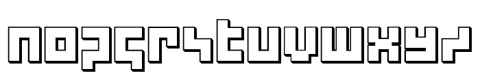deep data cube 3d Font LOWERCASE