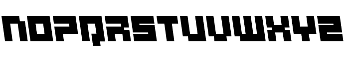 deep data cube semi-leftalic Font UPPERCASE