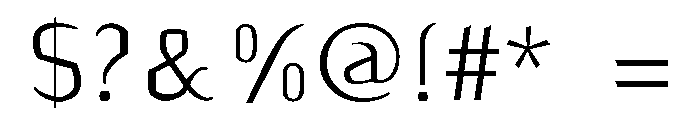 dekiru Font OTHER CHARS