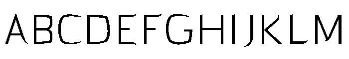 dekiru Font UPPERCASE