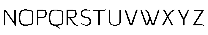 dekiru Font UPPERCASE