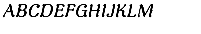 De Gama Regular Italic Font UPPERCASE