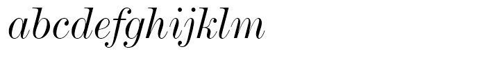 De Vinne Italic Font LOWERCASE