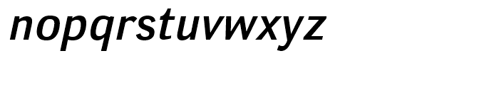 Deca Sans Medium Italic Font LOWERCASE