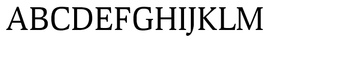 Deca Serif Regular Font UPPERCASE