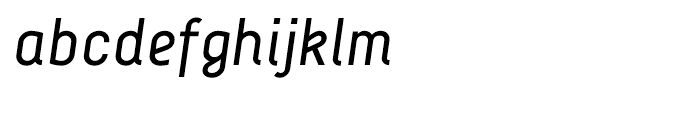 Decima Italic Font LOWERCASE