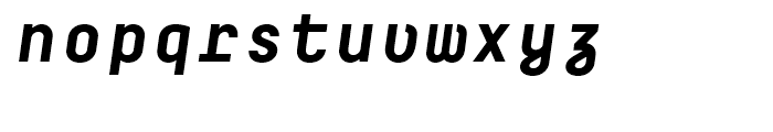 Decima Mono X Bold Italic Font LOWERCASE