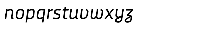 Decima Nova Italic Font LOWERCASE