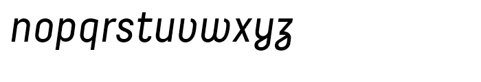Decima Pro Italic Font LOWERCASE